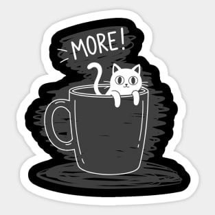 More Coffee Sticker